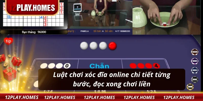 Luật chơi xóc đĩa online 12play rõ ràng, nền tảng để kiếm tiền bền vững